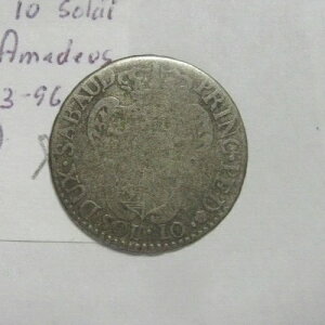 �C�^���A�� States Savoy Victor Amadeus III 1773-96 10 Soldi 1794-6 �ʐ^�O���[�h-