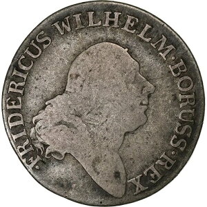 [#136637] �v���C�Z�������A�t���[�h���q ���B���w���� 2 ���A4 Groschen�A1796 �N�A�x�������ASi