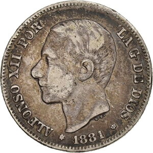 [#1121086] �X�y�C���A�A���t�H���\ 12 ���A2 �y�Z�^�A1881 �N�A�}�h���b�h�A�V���o�[�AVF�AKM:678.2