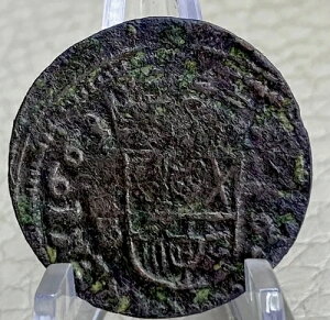 1663�N �X�y�C���鍑�R�C�� 16 Maravedis �����t�F���y4�� 360�� ��