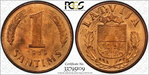 1939�N ���g�r�A 1�T���e�B�� - PCGS MS64 RD