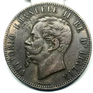 �C�^���A - ���B�b�g���I�E�G�}�k�G�[�� 2 �� - 10 Centesimi 1867 OM - �X�g���X�u�[�� - �I�[�X�g�����A - ���Ă�������!