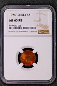 �g���R 5 �N���X 1974 �u�����Y KM#890.3 - NGC MS 65 RB - �g�[��