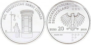 �h�C�c 20 ���[���d�݁A�h�C�c 20 ���[�� - 200�BGeburstag Ernst Litfass - 2016