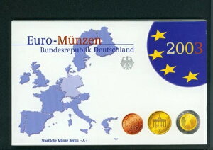 2003 �h�C�c 8���g �v���[�t ���[�� �R�C�� �Z�b�g 2?; 1?; 50;20;10;5;2;1 �Z���g �x������ A �~���g