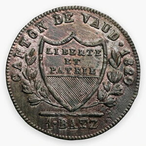 1829 �X�C�X�̃J���g�� (���H�[�B) BI (10 ��) 1 �o�b�c�F��