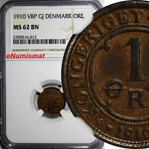 �f���}�[�N �t���f���b�N 8 �� �u�����Y 1910 VBP�AGJ 1 �z�� NGC MS62 BN KM# 804 (012)