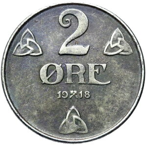 �m���E�F�[ - �z�[�R�� VII�B - �R�C�� - 2 Ore Oere 1918 ? IRON Kongsberg - �ۑS!