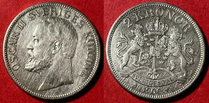 �X�E�F�[�f�� 1906 2�N���[�i - �I�X�J�[ II KM-773 �V���o�[ (.800) aXF #94 - �č��̔���