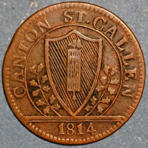 1814 K 1 Bazen Billon �X�C�X �J���g�� �V���g�J�[���� KM#110