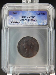 1864�N �C�M���X 1/2�y�j�[ ICG VF 35 - �A�C�X�L���[�u�z���_�[ (BT874)
