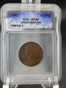 1862�N �C�M���X 1/2�y�j�[ ICG EF 40 - �A�C�X�L���[�u�z���_�[ (BT873)