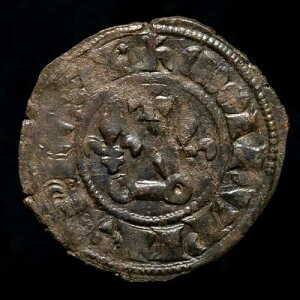 *���c�F���i�G* Philip IV le Bel Double Tournois Cross / Lis (6291) Tours 1285-1314