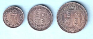�C�M���X�B1887�N�W���r���[�w�b�h - 3�y���X�A6�y���X�A�V�����O�i�R�C��3���j