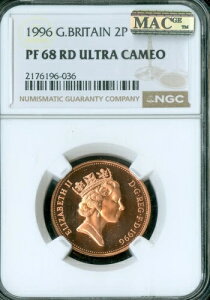 1996�N �C�M���X 2�y���X NGC PF68 UCAM RD MAC 2ND �ō��O���[�h & �X�|�b�g���X�B