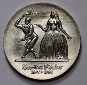 1985 �h�C�c DDR 5 �}�[�N -Caroline Neuber - BU �R�C�� KM# 104