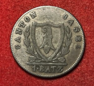 �o�[�[�� �X�C�X �J���g�� �o�b�c�F�� 1826 B �r���� �R�C�� KM#208 T8649