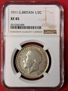 1911�N �C�M���X 1/2�N���E�� ? NGC XF45 ? �X�^�[�����O�V���o�[�R�C�� ? �L���OGg (15.2)