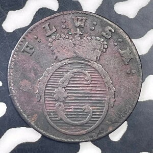 1790 �h�C�c Lowenstein-Wertheim-Rochefort 1 Pfennig Lot#C0956 KM#90