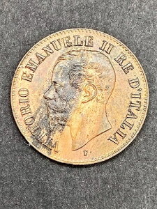 1861 �C�^���A 2 Centesimi AU