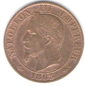 �t�����X �R�C�� 5 �Z���^�C���Y 1863 BB XF-