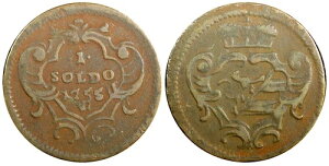 �C�^���A�̏B GORIZIA �}���A �e���W�A 1755 W 1 �\���h �E�B�[�� �~���g KM# 11 (501)