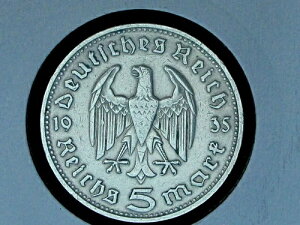 �h�C�c�A��O�鍑 5 ���C�q�X�}���N��� 1935 D 13.8g �V���o�[ 900 VF