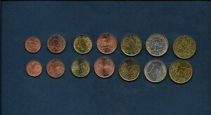 �t�����X 1 2 5 10 20 50 �Z���g 1 ���[�� 1999-2001 UNC x 7 �R�C�� 1 �Z�b�g GLOBE ���o�e�B