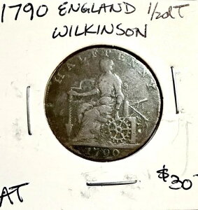 1790�N �C�M���X �J���҂�1/2�y�j�[�g�[�N�� �E�B���L���\��