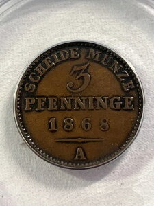 1868-A �h�C�c���B �v���C�Z�� 3 �y�j�q �O���[�h VF 35 �ו���ANACS�ɂ�������Ă���