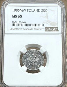 1985 MW �|�[�����h 20 �O���b�V NGC MS 65 �A���~�j�E��