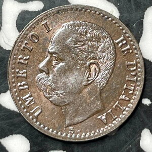 1895�N �C�^���A 1 Centesimo ���b�g�ԍ� E8798 ���i��! ������!