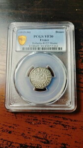 1015 - 1036 �t�����X �f�j�G �n�[�o�[�g ���E�}������ ���C�� PCGS VF30 4595