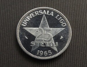 �I�����_ �G�X�y�����g ���_�� 1965 25 Steloj Dr Zamenhof �V���o�[ �v���[�t CA430