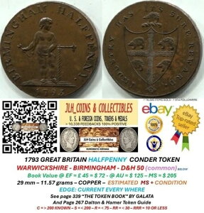 1793 GB �R���_�[ �n�[�t�y�j�[ - �E�H���b�N�V���[ �o�[�~���K�� - D & H 50 - �V���[�v - CT 1066