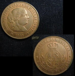�X�y�C���A717-�C�U�x�� II�A5 C?NTIMOS ESCUDO 1868�A�o���Z���i OM�A�قږ����ʁB