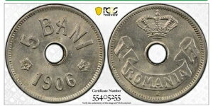���E�̋��: * 1906 J ���[�}�j�A 5 BANI PCGS MS63 *
