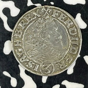 1630�N �h�C�c �V���W�A 3�N���C�c�@�[ ���b�g�ԍ� JM9435 �V���o�[�I�f���炵���I KM#114