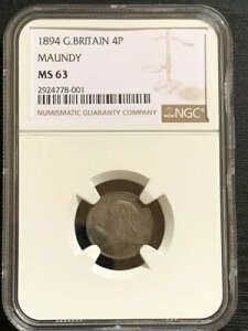 1894�N �C�M���X 4�y���X �}�E���f�B NGC MS63 �p����� 4P 4�� �C���O�����h
