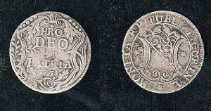 �X�C�X �`���[���b�q 10�V�����O �G���g�� 1/4�O���f�� 1751�N ��� 4.47g X 26.85m