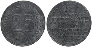 �h�C�c - City Zwiesel 25 Pfennig 1919 - �ً}���� Kleingeldersatz
