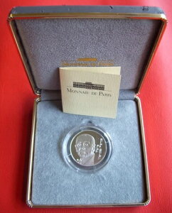 5�t���� �t�����X 1992�N PP COA + Euti�t���I�ő�10,000 Ex.�I�V���o�[ / KM#1006