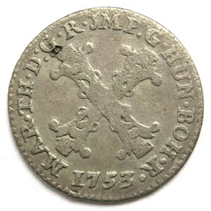 [R2557] 10 Liards 1753 �A���g���[�v�ARdr�A�}���A �e���W�A (1740-1780)