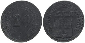 �h�C�c - Bankverein Kellinghusen 20 Pfennig O.J �ً}���� Kleingeldersatz
