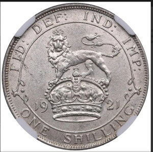 �C�M���X 1921�N �V�����O�d�� ���X�^�[�����O�V���o�[ AU58 NGC #5288