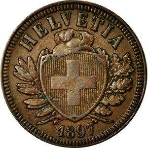 [#73762] �R�C���A�X�C�X�A2 Rappen�A1897�A�x�����AAU(50-53)�A�u�����Y�AKM:4.2