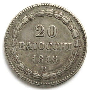 [R2842] 20 �o�C�I�b�L 1848 R�A�o�`�J���A�s�E�X 9 ���B (1846-1878)