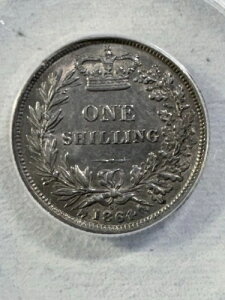 1864�N �C�M���X 1�V�����O��� ANACS Die 65�ɂ��XF 45�O���[�h