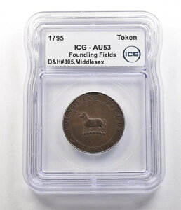 1795�N �~�h���Z�b�N�X �n�[�t�y�j�[�g�[�N�� �t�@�E���h�����O�t�B�[���h D&H#305 AU53 ICG *6764