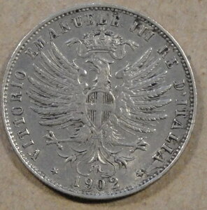 �C�^���A 1902-R 25 Centesimi XF Tough 2�N��